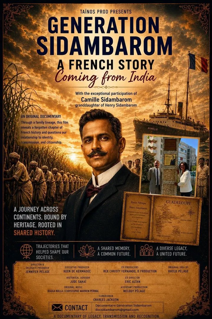 engagisme's tweet photo. Guadeloupe : Cinéma et #engagisme : Projet de film sur Henry Sidambarom : https://t.co/ykono23iA9 https://t.co/xGAebBylV8
