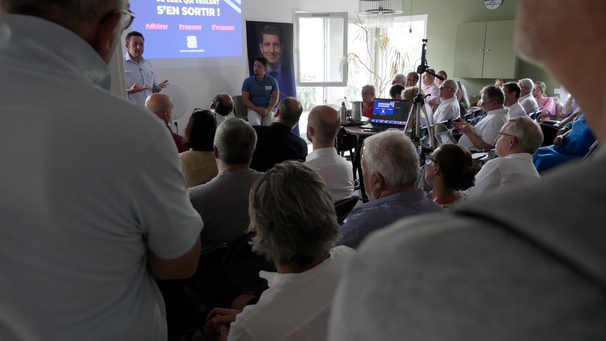 Nouv_Energie78's tweet photo. La dynamique autour de @davidlisnard s’amplifie : comme la semaine dernière à Vélizy, la salle était comble hier soir pour la deuxième étape du tour des Yvelines de @Nouv_Energie à Maisons-Laffitte. https://t.co/Pk53UvPzDM