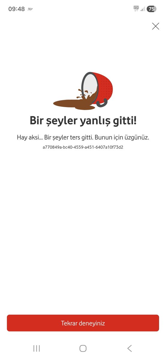 vatansever7171's tweet photo. @VodafoneTR Herzaman böylemi vodafone halbuki yeni geçmiştim https://t.co/WjWOZrV8uH