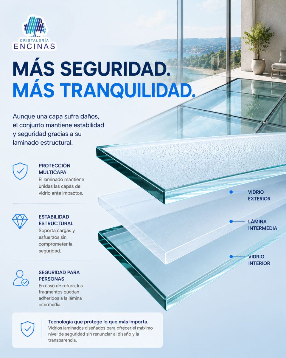 CRISTENCINAS's tweet photo. Caminar sobre vidrio ya no es solo una cuestión estética.
Es tecnología, seguridad y diseño trabajando juntos.

Nuestros vidrios laminados pisables antideslizantes están diseñados para crear espacios únicos sin renunciar a la resistencia ni a la tranquilidad. https://t.co/4mwGmzBTxJ