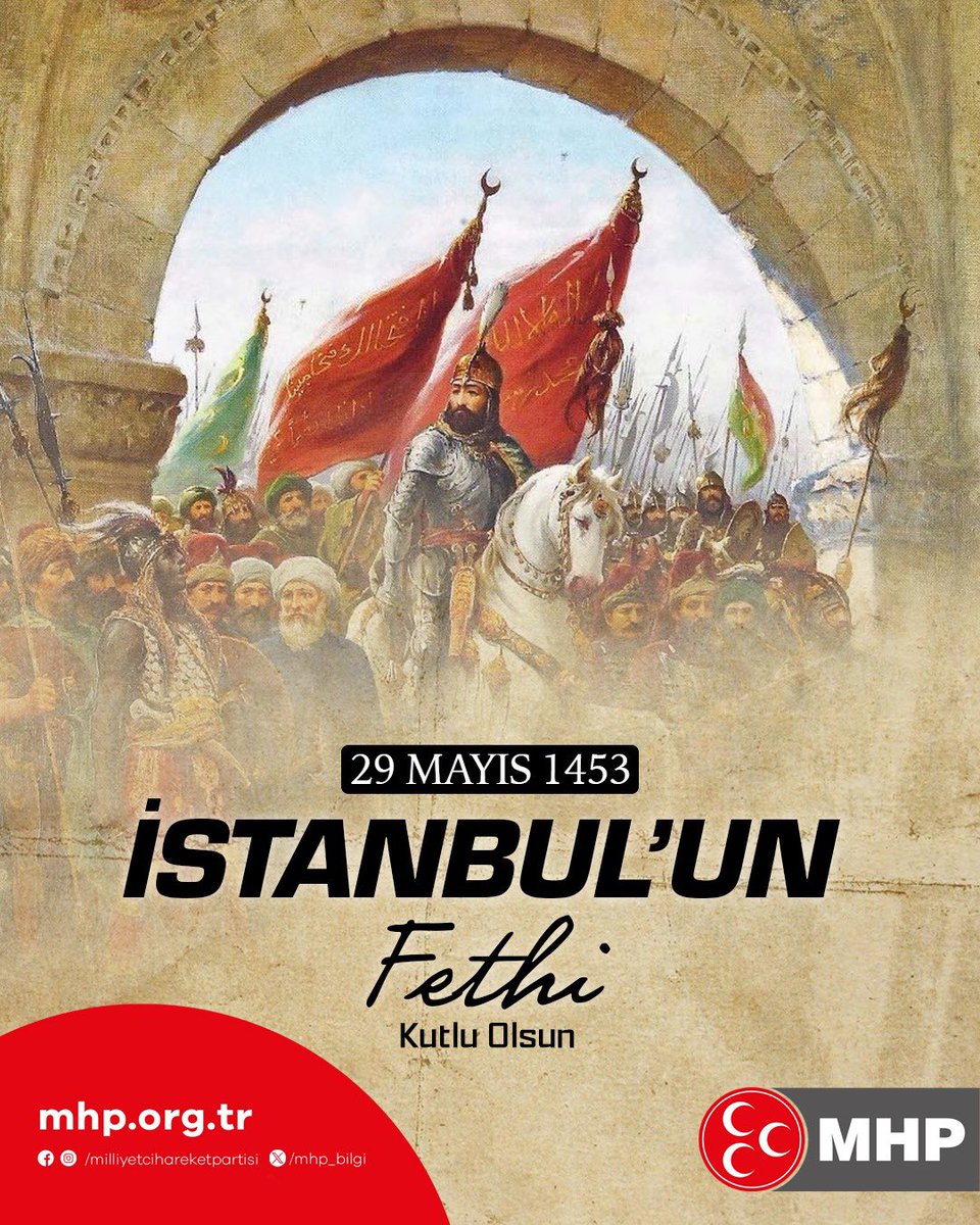 CuneytGOZ's tweet photo. #29Mayıs1453
İstanbul'un Fethi Kutlu Olsun https://t.co/bCixUXpW1u