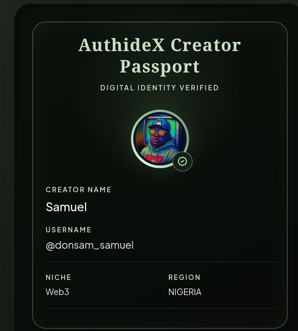 donsam_samuel's tweet photo. AuthideX Certified!

Let's create and grow together ❤️ 

GG @Authidex https://t.co/FKzhQ0nny9