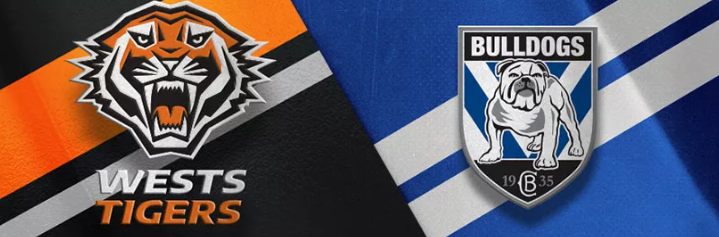Before_You_Bet's tweet photo. Second up in today's 3-game #NRL slate we'll see the Tigers take on the Bulldogs at CommBank Stadium from 5:30pm AEST!

NRL Tigers vs Bulldogs Betting Tips: https://t.co/95GhVcRv4g https://t.co/1hKXr5lMoH