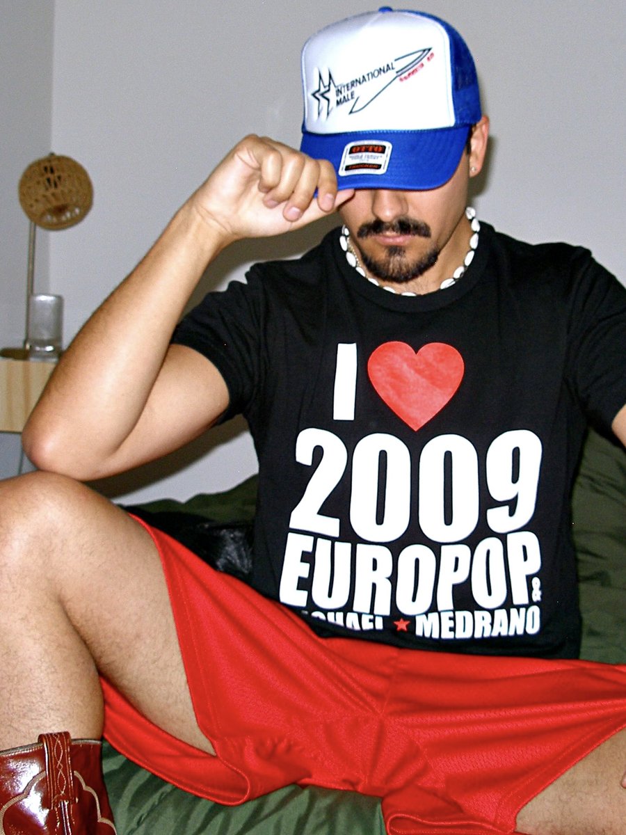stachepapi's tweet photo. I ❤️ 2009 EUROPOP &amp; MICHAEL MEDRANO TEE + INTERNATIONAL MALE MIXTAPE HAT AVAIL NOW ✈️

https://t.co/Vz7xEezewY https://t.co/bnL7VPT9iF