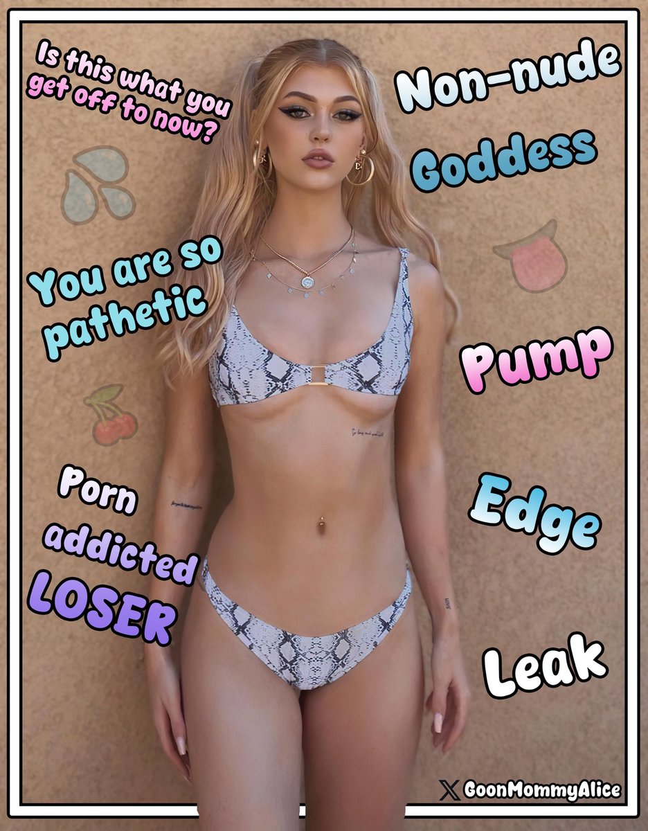 GoonettebunnyXO's tweet photo. Keep edging gooner
Ride the edge don’t think
just leak and obey 😵‍💫

#nsfwtwt #goonette #gooner #mommy #gooncaption https://t.co/1Kmt1Wqz7v