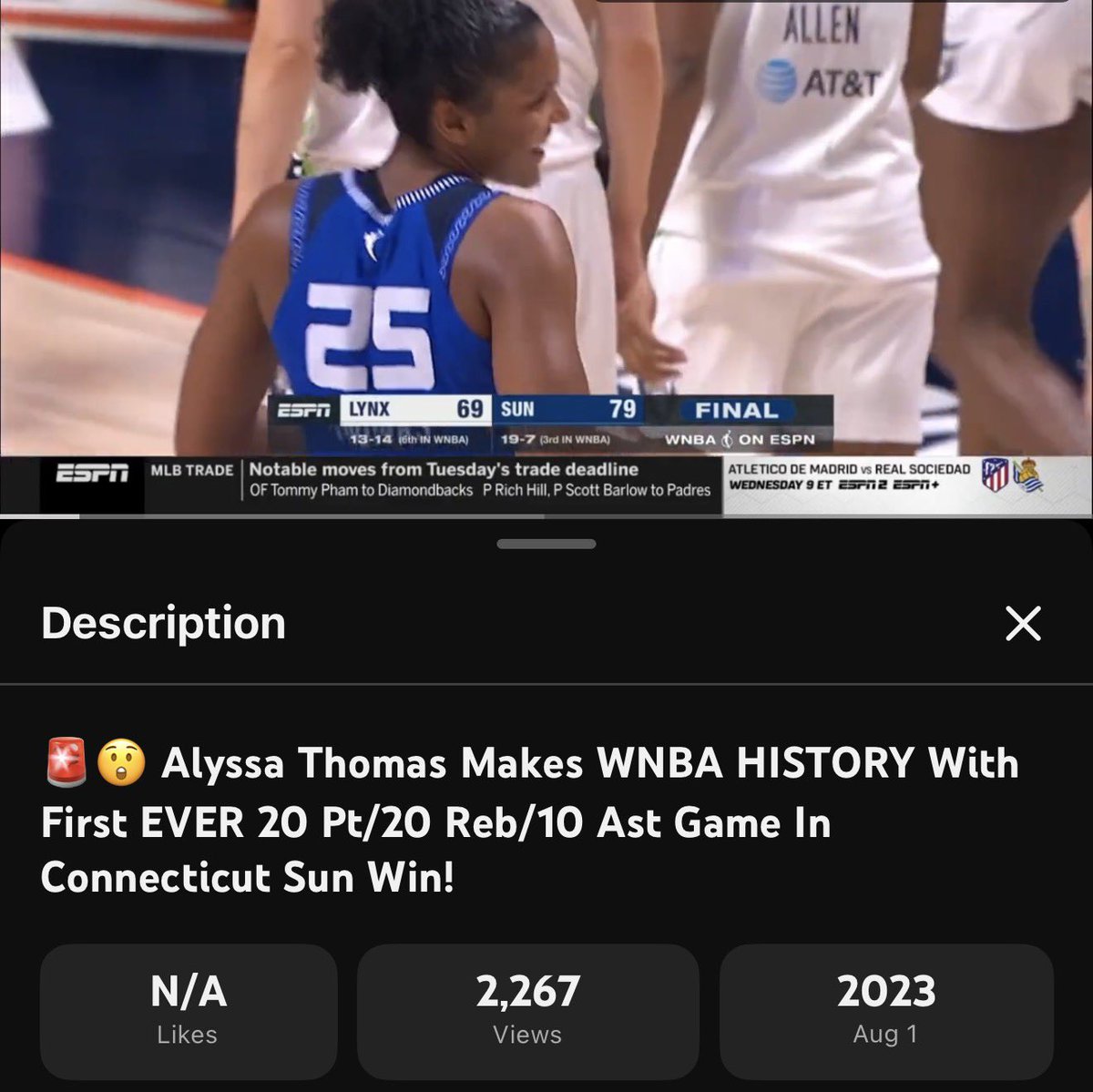 Lesterine67's tweet photo. @UnderdogWNBA ?? not true https://t.co/XTsRvT77Uj