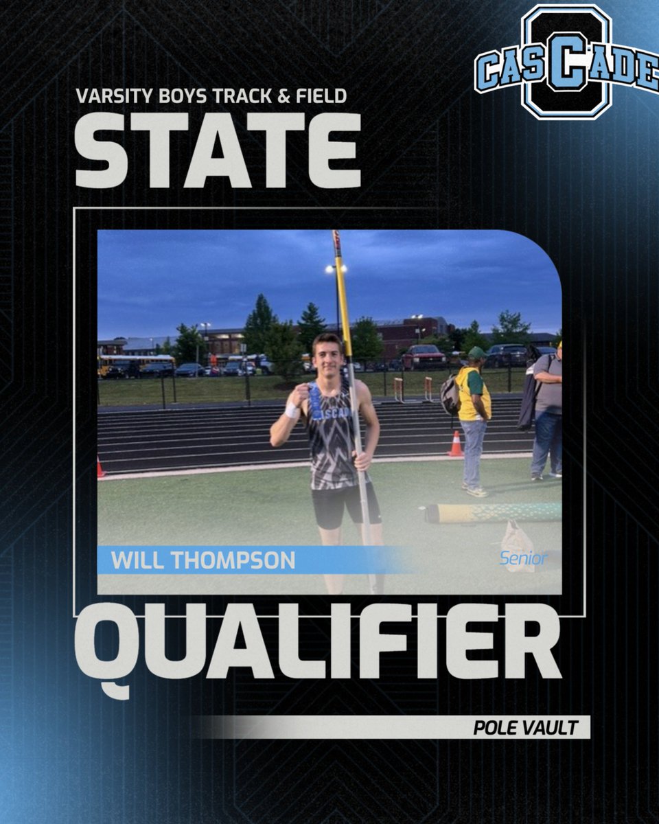 Cadethletics's tweet photo. Senior Will Thompson is the Plainfield Regional Pole Vault Winner (14' 6") and is IHSAA State Bound. https://t.co/gFq5HdJc2I