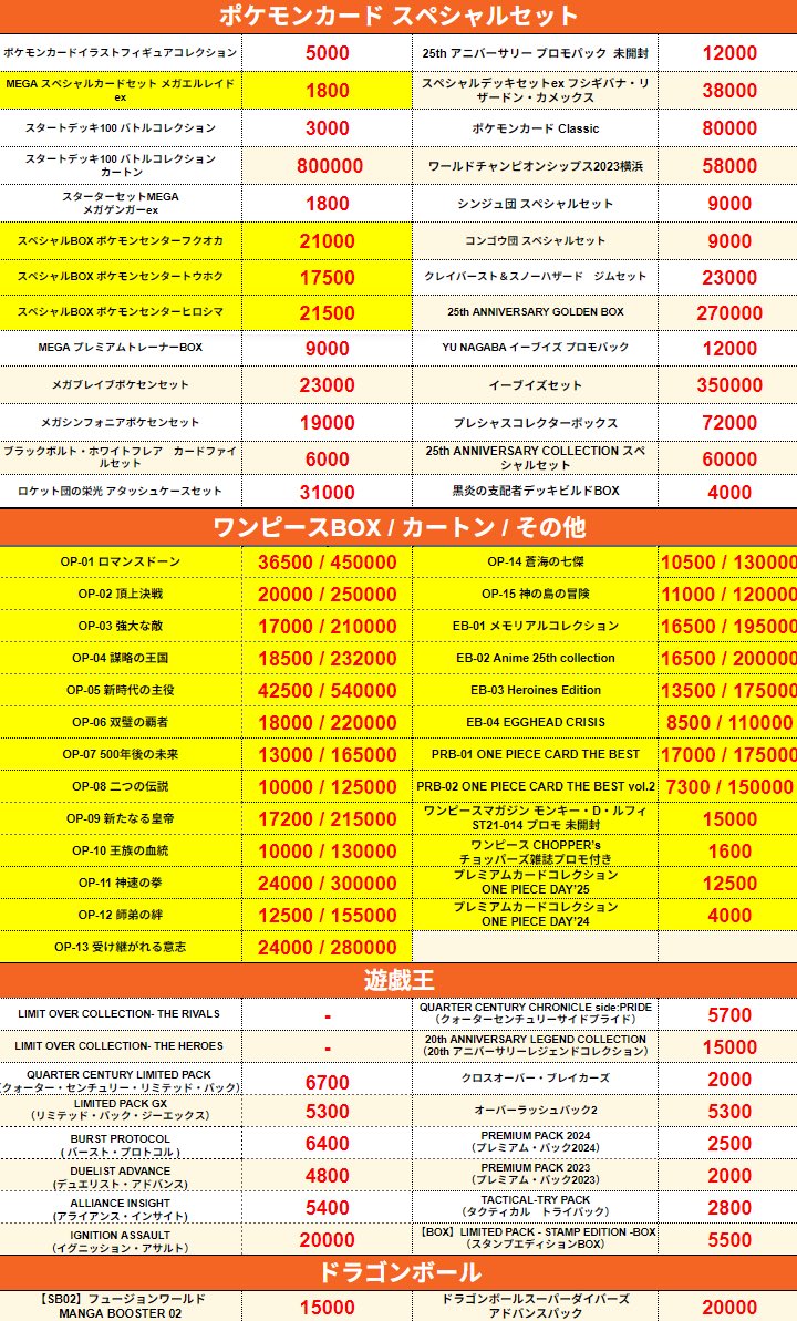 🔥ポケモンカード・ワンピースカード・遊戯王・ドラゴンボール🔥】