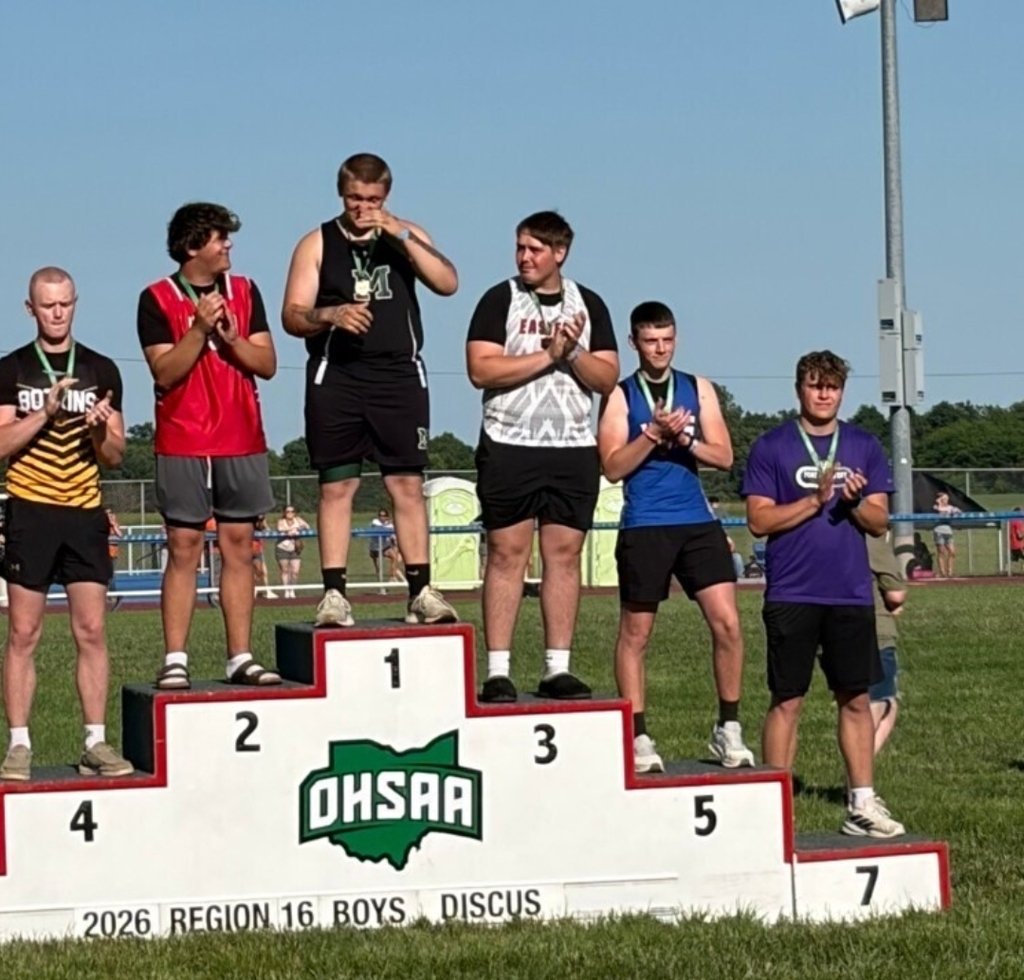 EasternLocalSD's tweet photo. Congratulations to Brewer Tomlison and Boston Webb on qualifying for the state track meet tonight! Brewer qualified in the discus and Boston qualified in the long jump! #OnwardEagles https://t.co/uRWs4OTbrZ