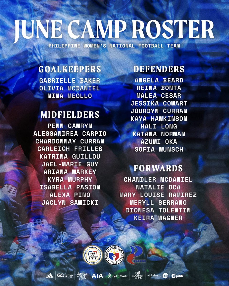 VenNotBen's tweet photo. PFF just released official camp roster and announced upcoming friendlies with San Diego Wave and Albion San Diego. It also serves as an ID camp for both U20 prospects for a future Asian Cup qualifying pool and senior players. #LabanFilipinas 
Read more: https://t.co/yJwJr3HLbI https://t.co/hLA9uThSrm