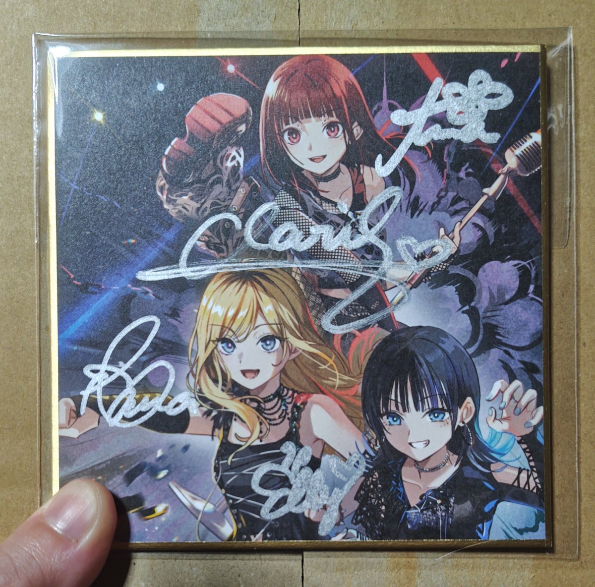 サイン入りミニ色紙届きました💕🥰 素敵なタカラモノをありがとう