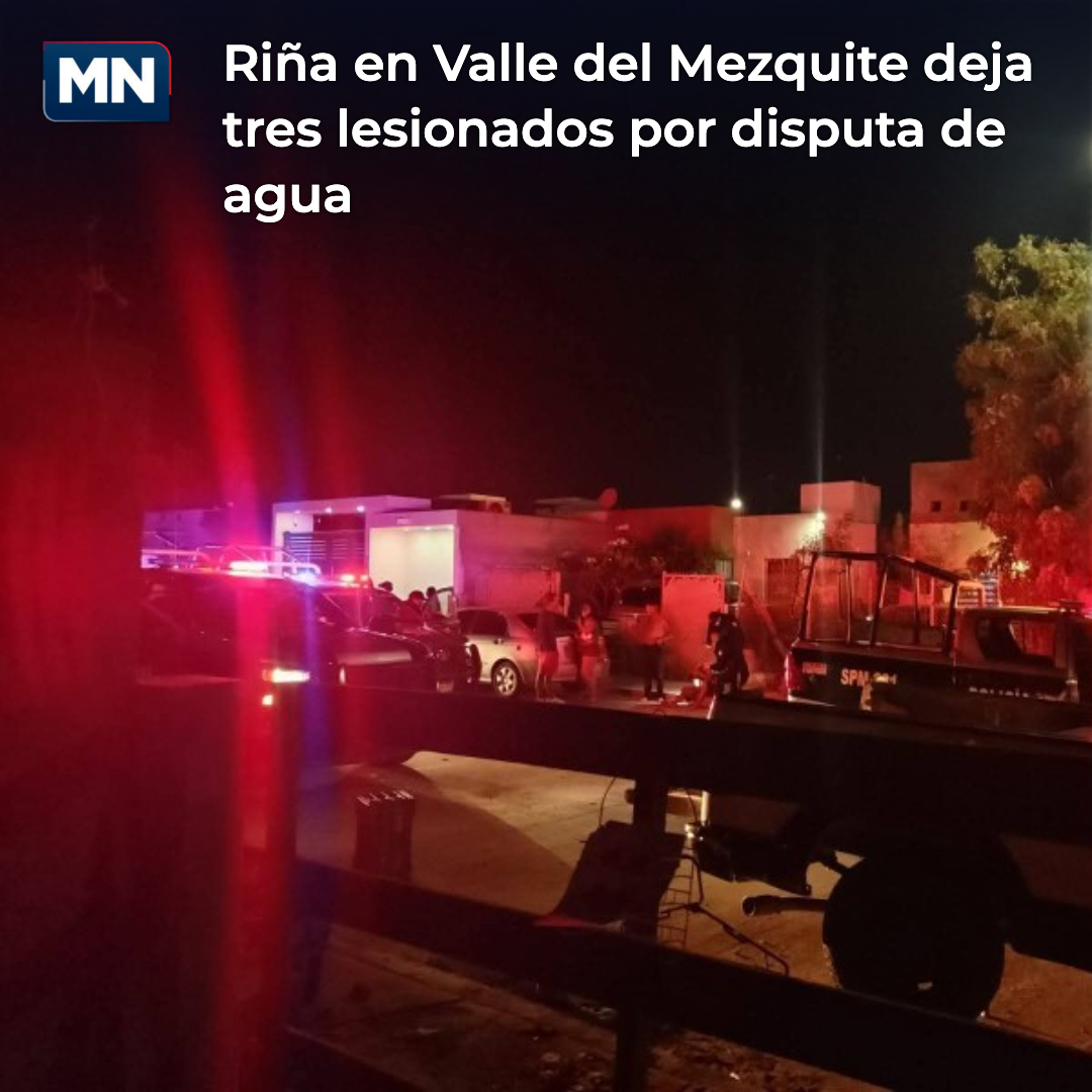 meganoticiasLPZ's tweet photo. Una discusión originada presuntamente por un galón de agua terminó en una riña que dejó tres personas lesionadas durante la noche del miércoles 27 de mayo en la colonia Valle del Mezquite de La Paz.

Para más información
https://t.co/9Sn9BR0Pv4 https://t.co/V2Ek2SJq9z
