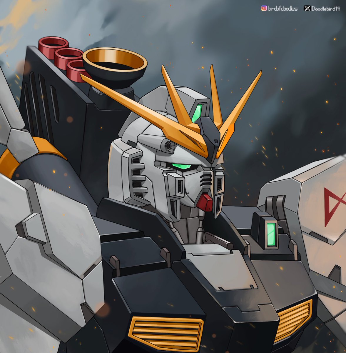 Doodlebird14's tweet photo. Nu Gundam repost https://t.co/d9PYfF2ZlD