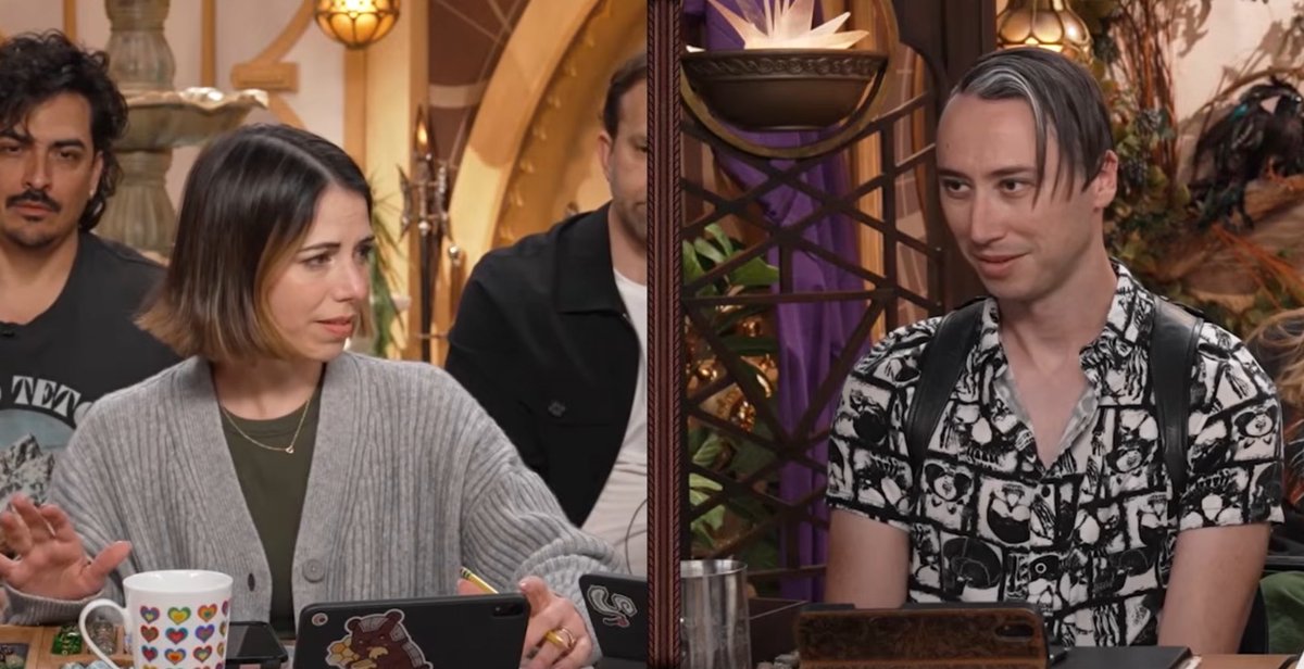 criticallyhails's tweet photo. THIMBLE AND OCCTIS ARE SO FUCKING CUTE I CAN’T.

#CriticalRoleSpoilers https://t.co/UfcLtLfQJf