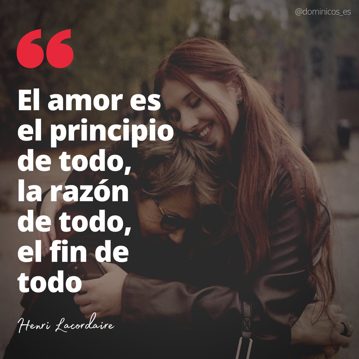 dominicos_es's tweet photo. El amor es el principio de todo, la razón de todo, el fin de todo’ Fr. Henri Lacordaire OP. https://t.co/lC2Z1e9Bua