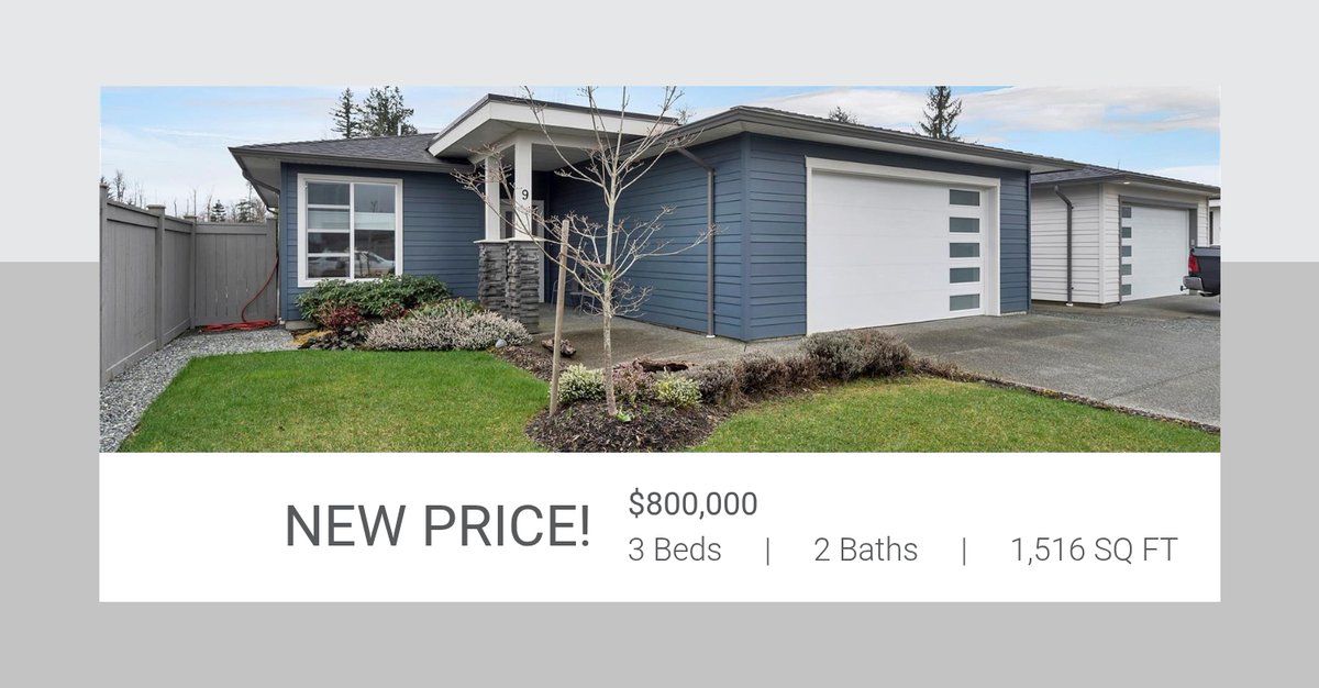 RealtorJudit's tweet photo. 💲 New Price 💲 This recently reduced home at 2161 Evergreen Road #9 in Campbell River won't last long, so, don't wait to set up a showing! Reach out here or at (250) 202-8666 for more information!

🏡 #JuditHernadiRealEstate #campb... https://t.co/dYOFaazg8G https://t.co/wQFgv2MGnI