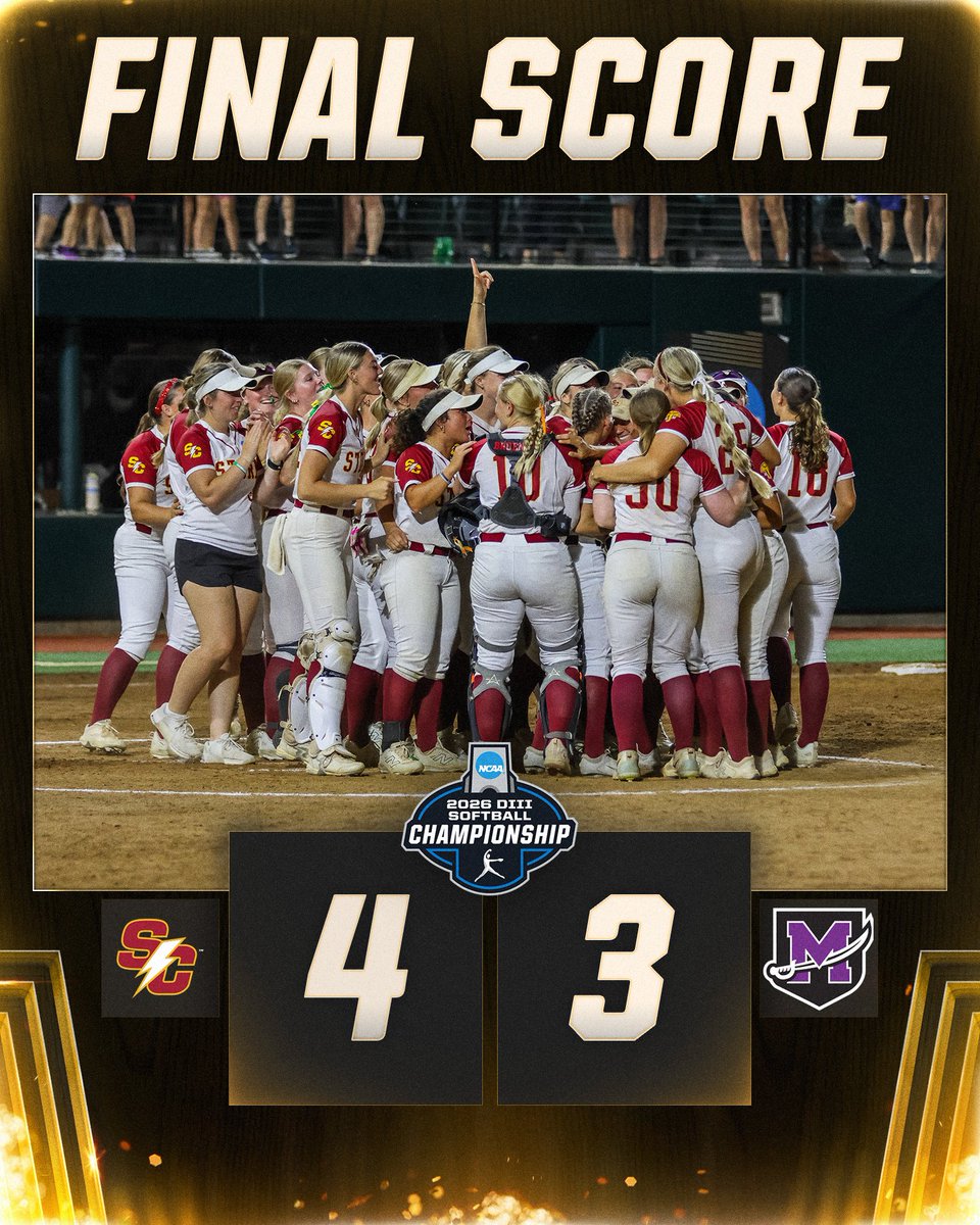 NCAADIII's tweet photo. Scoreboard says it all 💥

#WhyD3 | #D3sb https://t.co/579MDFe1Vo