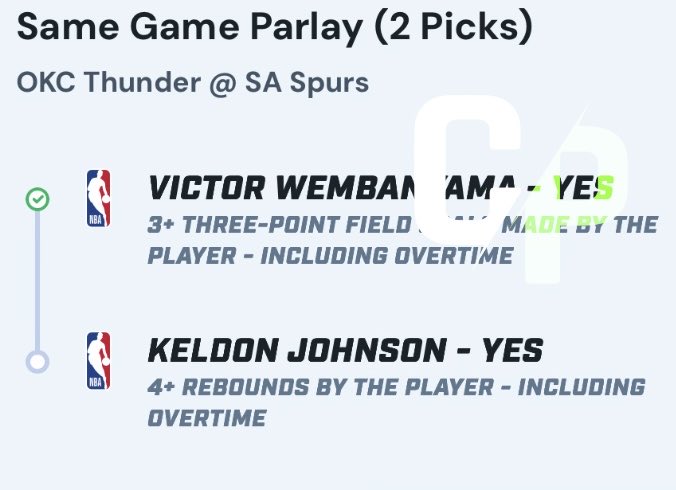 CrucialPicksLLC's tweet photo. 4th Quarter 
Keldon needs 2 more Rebs. 

CrucialPicks x @BetRivers NBA Play

Victor Wembanyama 3 3pts. ✅
Keldon Johnson 4 Rebs.

If I found a way, WE FOUND A WAY!

CrucialPicks — where the money flows.

I love to see it.
I love to hear it.

CASHHHHHH!

Posted for free! 
🔗 Link in bio
Follow, Subscribe & Join the Cru!

#CrucialPicks #BetRivers #TheCruPod #JoinTheCru #BuiltDifferent #CrucialGems #DailyGems #Gems #GemPlay #FreePlays #NBA #NBATwitter #NBAProps #NBAGems #Sports #BettingTips #GameDay
