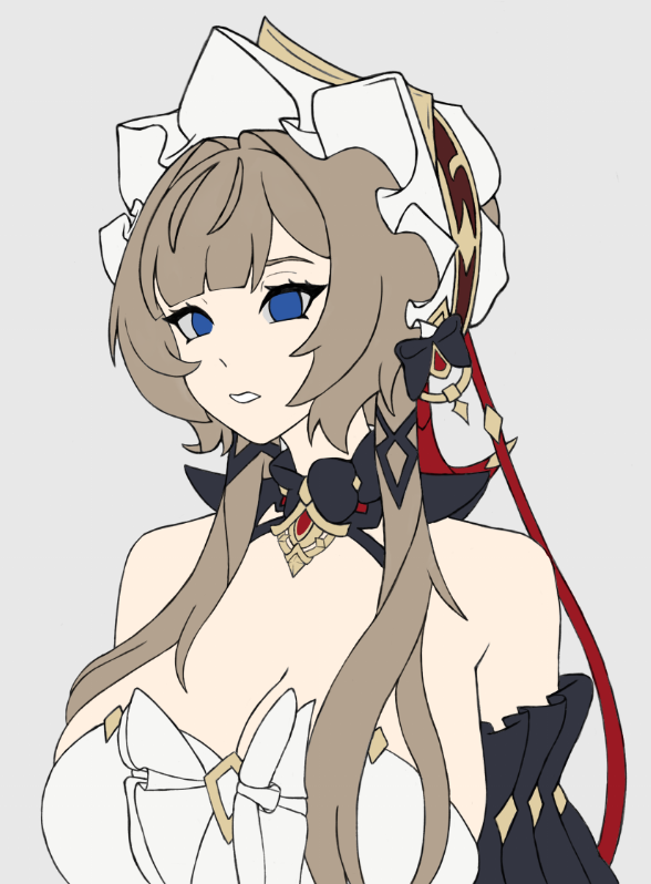 spngy_1's tweet photo. Cleaned up the sketch and added flats , rendering tomorrow !! 
#Sandrone #genshinart https://t.co/tgTBaA1Bb1