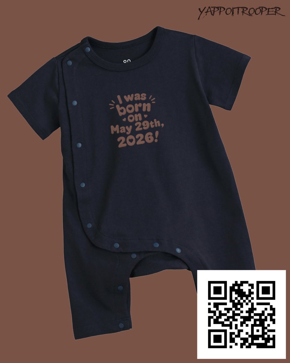 poymen39's tweet photo. 2026-05-29 今日のBirthday Colorは、コーヒーブラウン(Coffee Brown)

MyBirthday / 【ベビー】カバーオール / 2026年5月29日生まれ
#paintory #paintoryで販売中
https://t.co/O63gx46LaM

#MyBirthday #BornMay29th #5月29日生まれ #2026 #Baby #yappoitrooper https://t.co/h46niG4lQe