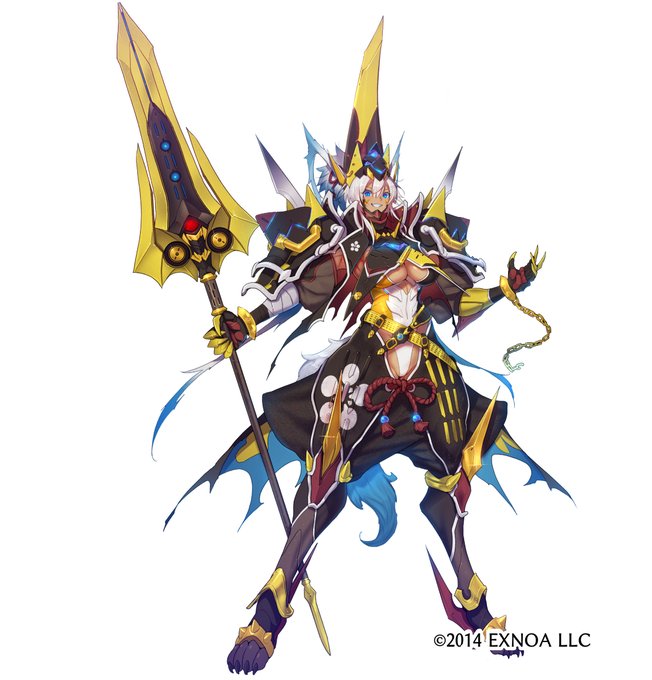 【告知】DMM GAMES様「御城プロジェクト:RE」にて
★7[覇]前田利家(槍)
描かせていただきました～ 