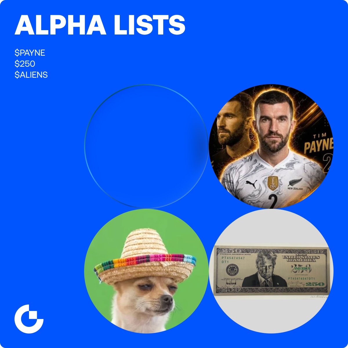 GateAlphaHQ's tweet photo. 🔥 Fresh listings on Gate Alpha HOT section: solana:4TWm7LhQo9VLTHNrNFRBH8Wi7AhLiJudz1NxLP2EXaft , $250 and solana:C9UM3Bf43GDHMi4wM3BkqpqQ3DovYn8hqTfx21zipump 

Trade early, earn Alpha Points, and seize your market edge.
👀 Explore emerging trending tokens on Gate Alpha — Gate’s professional on-chain trading aggregation platform.

🔍 Contract Address
PAYNE: 4TWm7LhQo9VLTHNrNFRBH8Wi7AhLiJudz1NxLP2EXaft
250: BUG9jJ6MZcxbXaDVqq199HvWafMSP4pYHVFrZfLmpump
ALIENS: C9UM3Bf43GDHMi4wM3BkqpqQ3DovYn8hqTfx21zipump

👇 Trade Now
PAYNE: https://t.co/5AQM606mN7
250: https://t.co/7eekWmbWgw
ALIENS: https://t.co/4gQvQyMYid