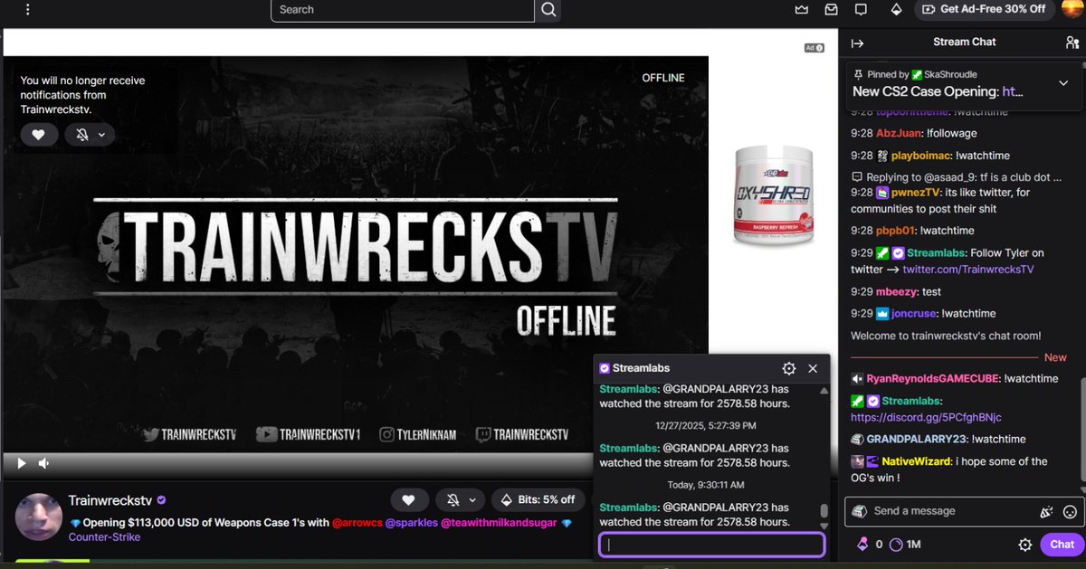 GRANDPALARRYY's tweet photo. @Trainwreckstv Train ive been following you since 2019 and have 2500+ hours of watchtime. Also im about to start the journey to he a content creator and this giveaway will be a huge help for me. Much love train

15GYnQFFJV39eDDAb4JXhHxrkRALJPhq8L https://t.co/yA6Dinom4Z