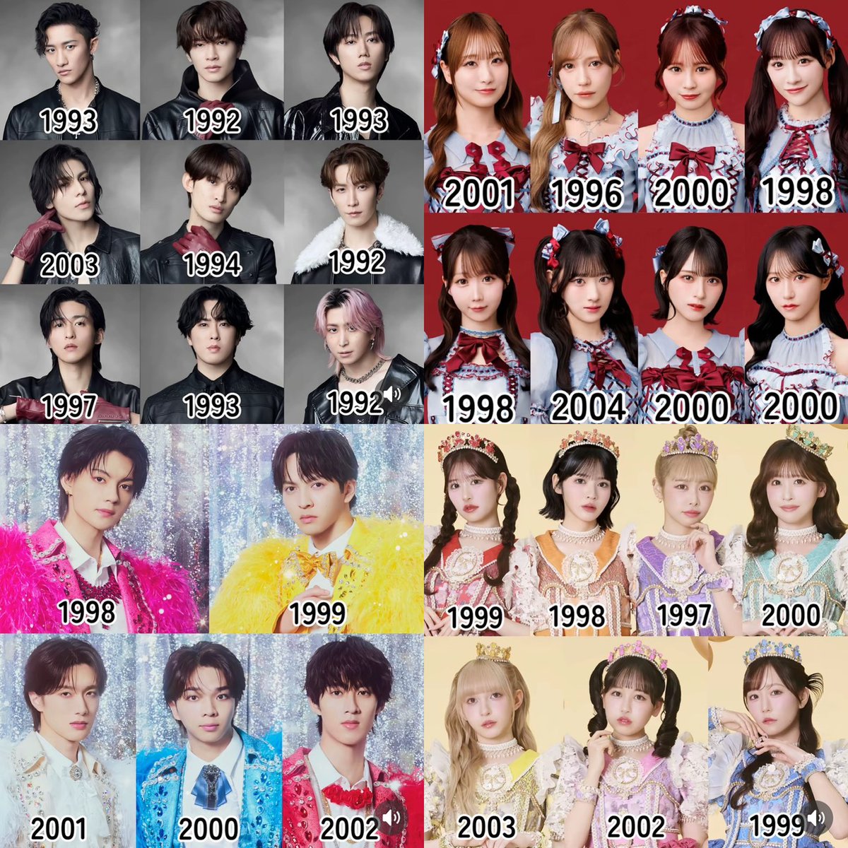 buzzter_www's tweet photo. 令和のアイドルグループの年齢差調べたけど、
スノーマンだけレベチで差が激しい..... https://t.co/MeaeosNWiI