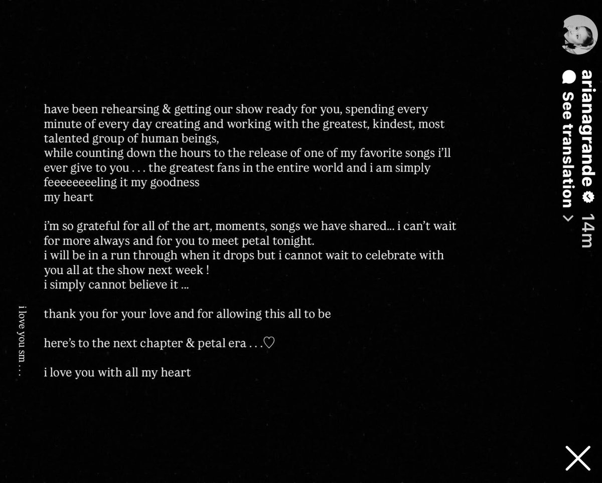 breathingrnd's tweet photo. te amo más de lo que mis palabras pueden expresar ariana grande, jamás me equivoqué en ser tu fan ♡ https://t.co/lyYQMiVX7i