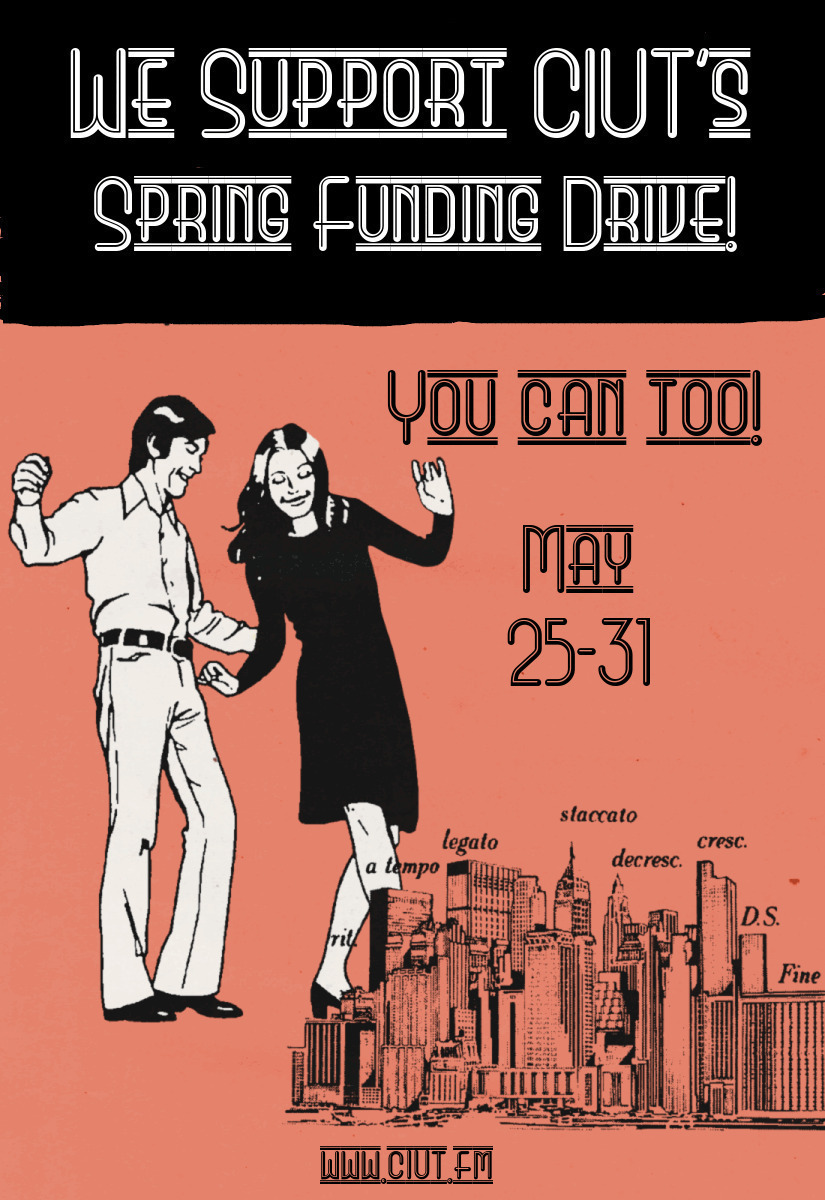 DiamondDaibhidJ's tweet photo. CIUT's Spring Funding Drive Continues Tomorrow!
@CulturalMining @MarkTaraMusic @Howl895Fm @ValAssenza @potpourrishow https://t.co/GGycEfHGQ9