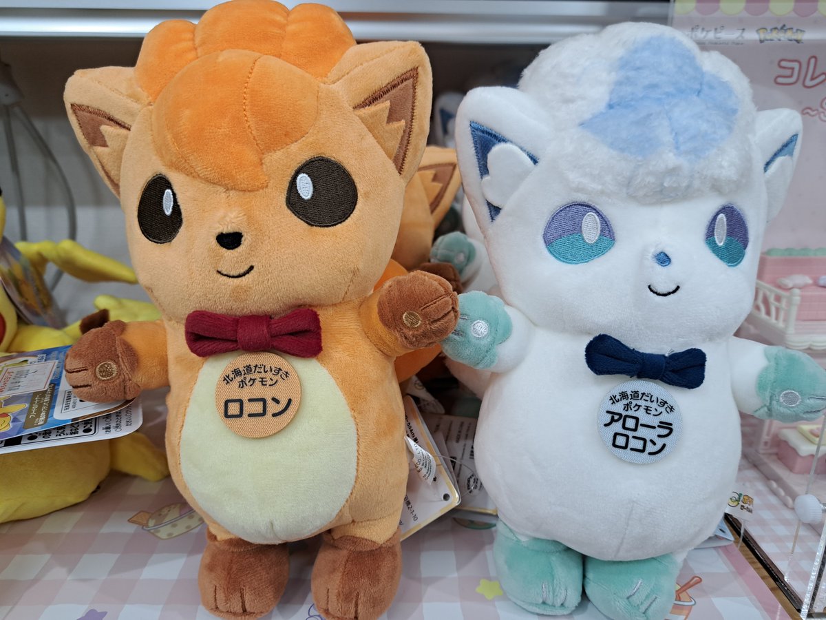 推しポケモンぬいぐるみ 北海道だいすき発見隊 ＃ロコン ＃アローラ