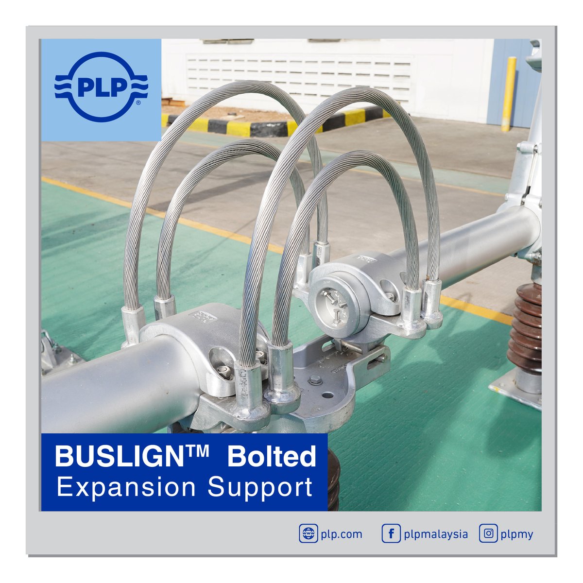 PLPMY1's tweet photo. BUSLIGN™ Bolted is a tube busbar connector used in high-voltage substations that allows sliding movement due to thermal expansion. Available in sliding/sliding or fixed/sliding types with sizes on request. Contact PLP for more details. #PLPID #PLP #Energy #PLN #Electric https://t.co/MpcdnrV4fI
