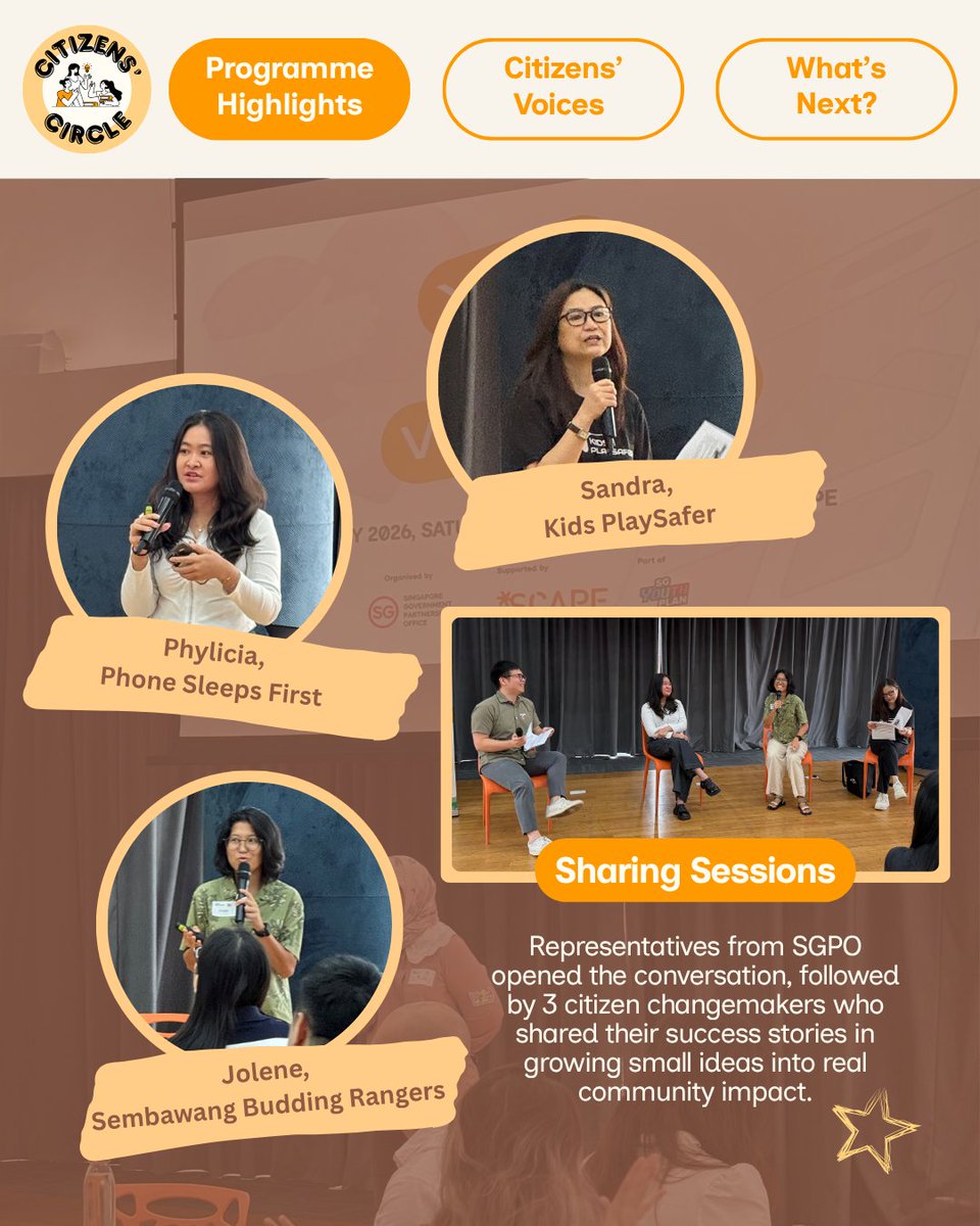 our_sg's tweet photo. What happens when conversations turn into collaboration?

Citizens’ Circle brought youths, parents &amp; caregivers together to explore ideas for better digital well-being.

Read more at https://t.co/w9gw6jn45A https://t.co/2zXnL3Ncly