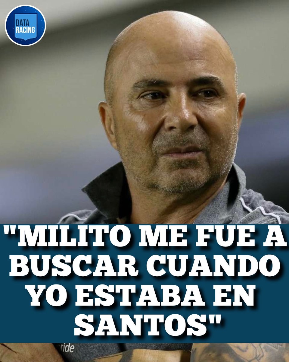 DataRacingOK's tweet photo. "Tuve posibilidades de dirigir en Argentina. Cuando estaba en Santos me llamaron de RACING y fue DIEGO MILITO a buscarme ahí, pero no pude venir porque estaba trabajando en otro club, no se dio. ¿Si hoy estoy abierto a dirigir en el fútbol argentino? Yo escucho a todos…".

🎙️ JORGE SAMPAOLI en Radio La Red.
