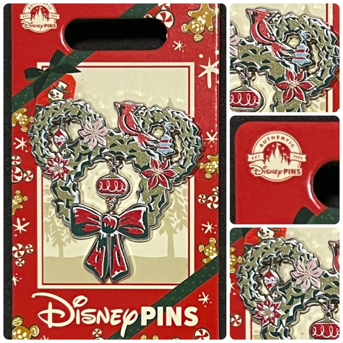 TeriE's tweet photo. NEW #DisneyPin Mickey Mouse Icon #DisneyWreath Holiday 2022 #ChristmasOrnament Dangle NEW 
https://t.co/X7rUPlJejv

#mickeywreath #disneyholidays #disneychristmas #disneycollectibles #disneypinsforsale #disneyholidaycelebrations #disneypincollector #disneypintrading #disneypins https://t.co/SLCI40Gdjj