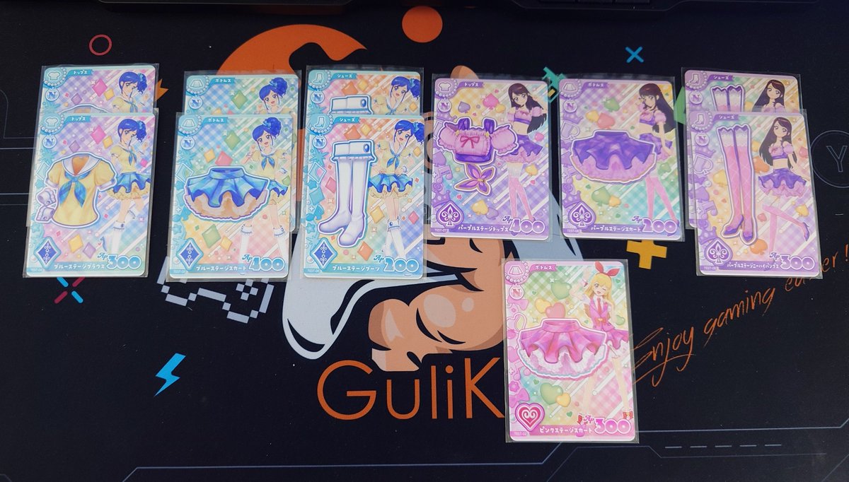 アイカツ！アンコールのロケテのカード偏ったなーww まさかのブルー