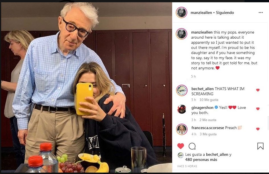 NinaGleize's tweet photo. @TeahCartel Allen is a genius movie director, the world master of comedy and an absolute gentleman ! You don't deserve him, go with the mafia guy, it's ok. https://t.co/mKwazSLdpB