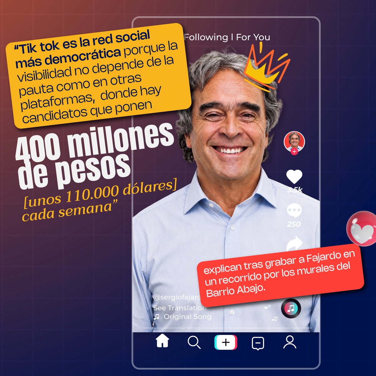 Sergio Fajardo tweet media