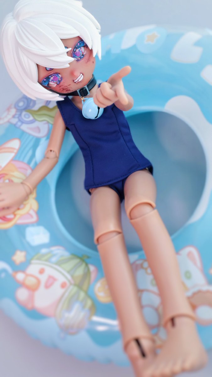 ISARODOLL's tweet photo. お久しぶりです♪
夏もう来ましたよーolivineと一緒にプールで遊びましょう〜

#ISARODOLL https://t.co/M6tGE5eMbT