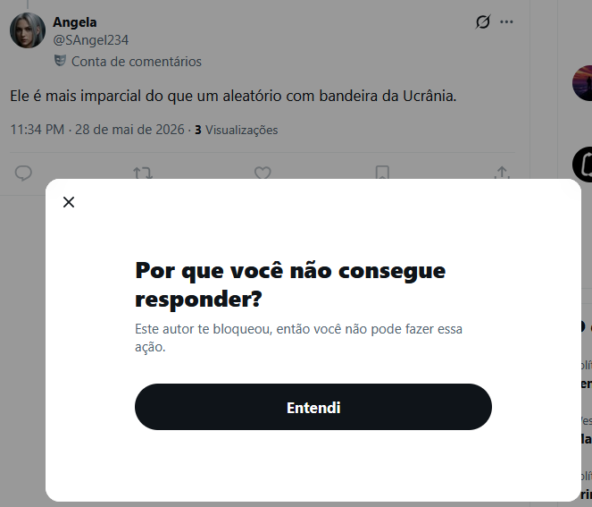 MelInvLeic's tweet photo. @SAngel234 @republiqueBRA Me bloqueou. https://t.co/WuEldZfSlS