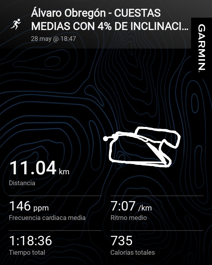kkaryz's tweet photo. Tarde pero lo logré 😝
#garmin #beatyesterday https://t.co/jamhOYFPkO