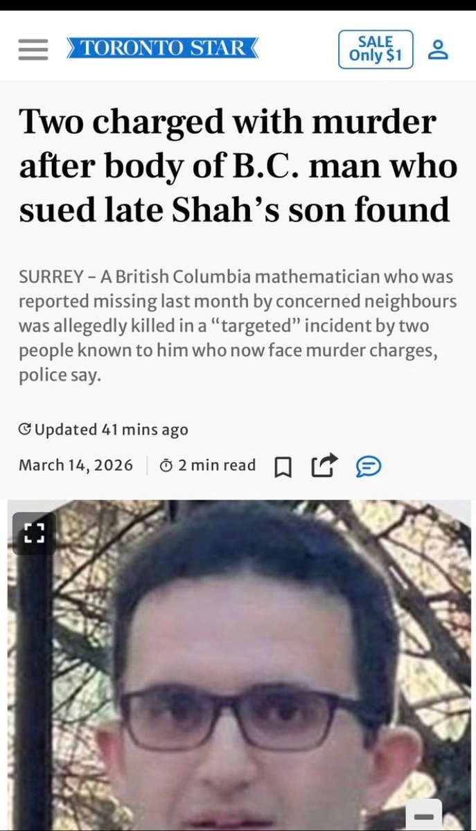 helpiranRev's tweet photo. @tirarepublic No Bail for 2 charged with murder of Dr. @MasoodMasjoody
We demand Justice!
#IHIT
@globeandmail
@WesternWheel https://t.co/h5nH0Dae5s