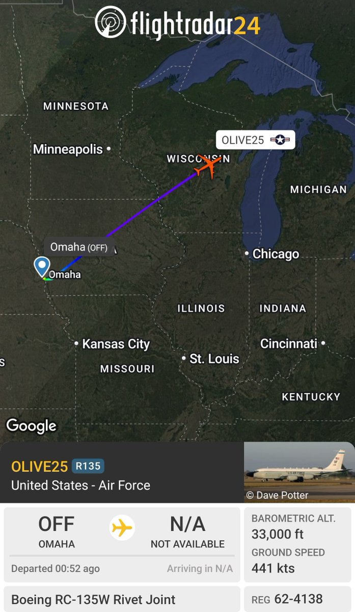 sipjack1776's tweet photo. RC-135W Rivet Joint 
#AE01CD/62-4128/OLIVE25
Out of Offutt AFB on a deployment to Mildenhall or possibly Chania.
@Borrowed7Time @ArmchairAdml @stunorth69 @blackswanadria @stefano_alessi @steffanwatkins https://t.co/BgcdiYm8qv