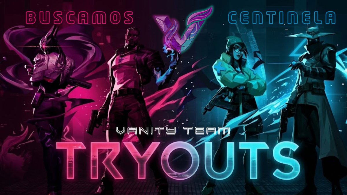 xVanityEsports's tweet photo. ¡TE BUSCAMOS A TI! 🪷 

✨Requisitos:  

- Centinela
- Rango: Asc/inm+  LAN/NA 
- Disponibilidad: 6:00 a 9:30 pm MX  

Si conoces a alguien etiquétalo! 💜💙

o Registrate en: 

https://t.co/sUk2zaBCuw https://t.co/v7xx5Ct1HS
