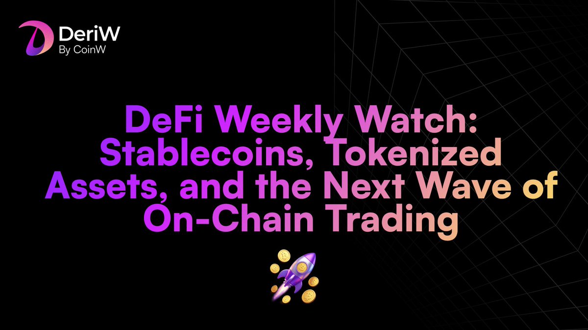 DeriW | Mainnet LIVE tweet media