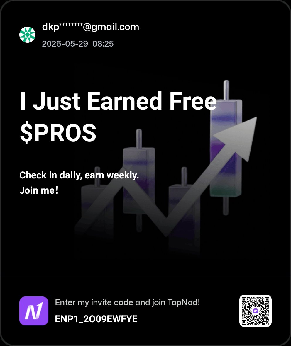 ComoFaz7's tweet photo. Just joined TopNod Energy Park ⚡️
Simple tasks → earn Energy → share weekly $PROS rewards.
The more people join, the bigger the reward pool 
Worth a try！
#topnodenergy
https://t.co/w5Z7poGC4d https://t.co/Y6zQYmxm2Z
