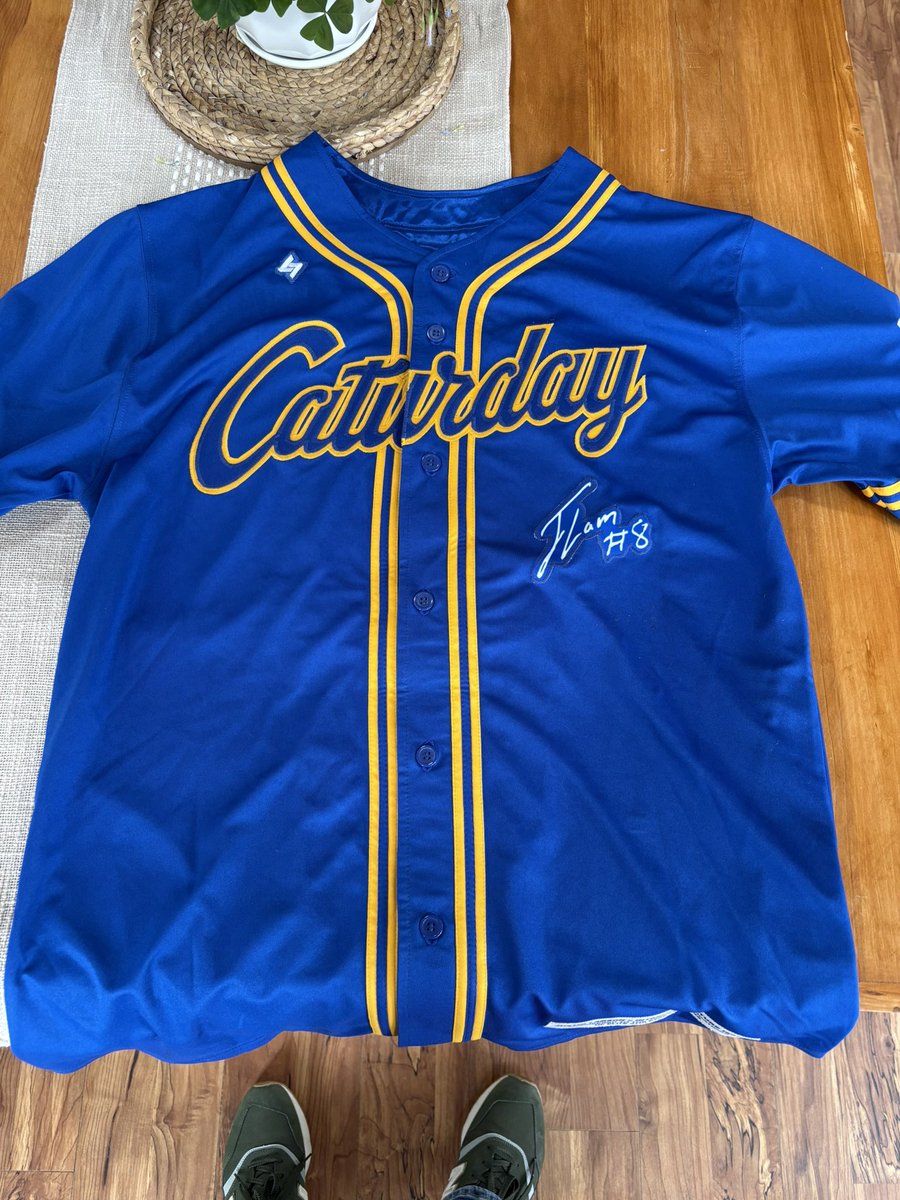colinblasko's tweet photo. @BulleitH These softball “Caturday” jerseys that Lamson posted are sweet and you can do a custom name/number https://t.co/JEYnQwmVpG
