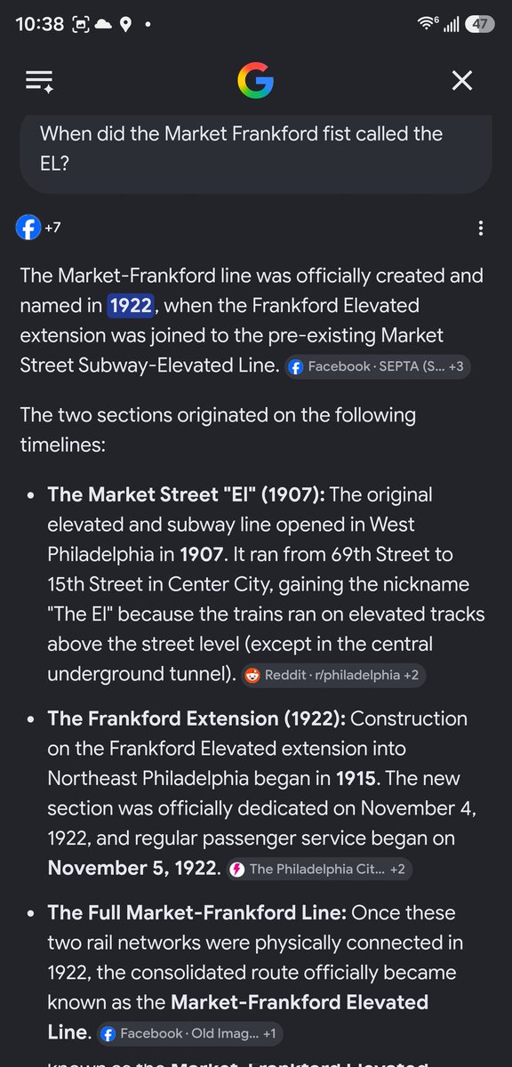 Elaine_and_Eric's tweet photo. @SEPTA_SOCIAL I hear @SEPTA has rebranded the "El" as the "L"; not true, right?
The Market-Frankford Elevated has been "The El" for generations. We don't need marketing rewriting Phily history. What's next? Are we going to start calling Ben Franklin "Benny"?
It will always be The El!
#TheEL https://t.co/RGY4MRT4tX