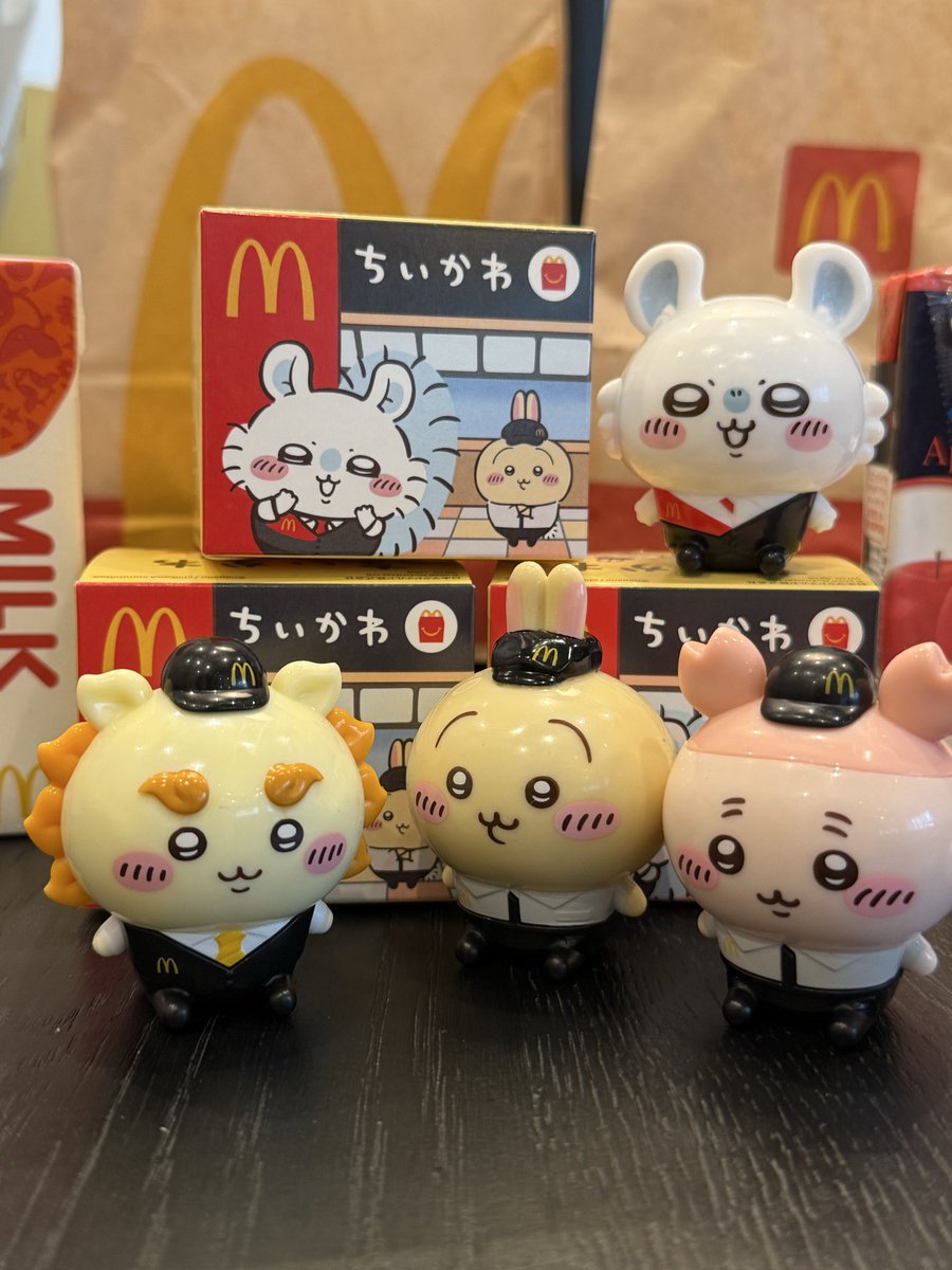 uranreal's tweet photo. 本日のちいかわ任務も完了です！
マクドナルドさんありがとう🎉
 #ハッピーセット https://t.co/HyVYD7AMyo
