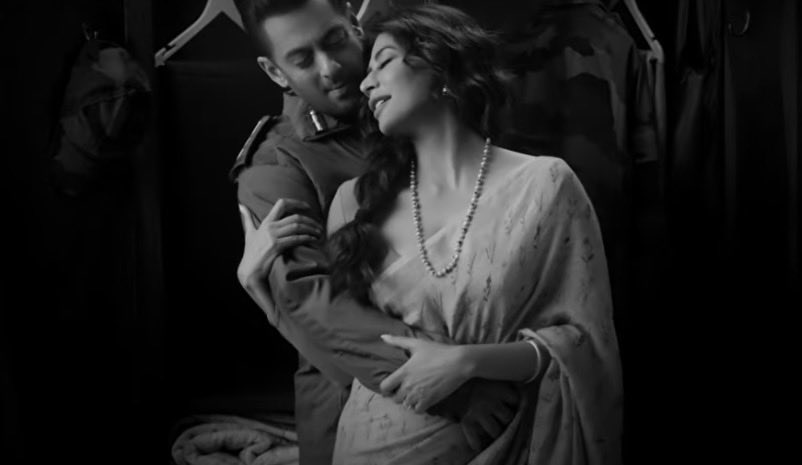 Mini163's tweet photo. This pairing is SO underrated!!🔥 This black &amp; white reprise is visually STUNNING and the vibes hit so emotional! Salman serving a serious &amp; real role!!! Counting down to this movie! Stop with the RR, don’t make this another Tubelight scenario! https://t.co/h1r2h0oExQ